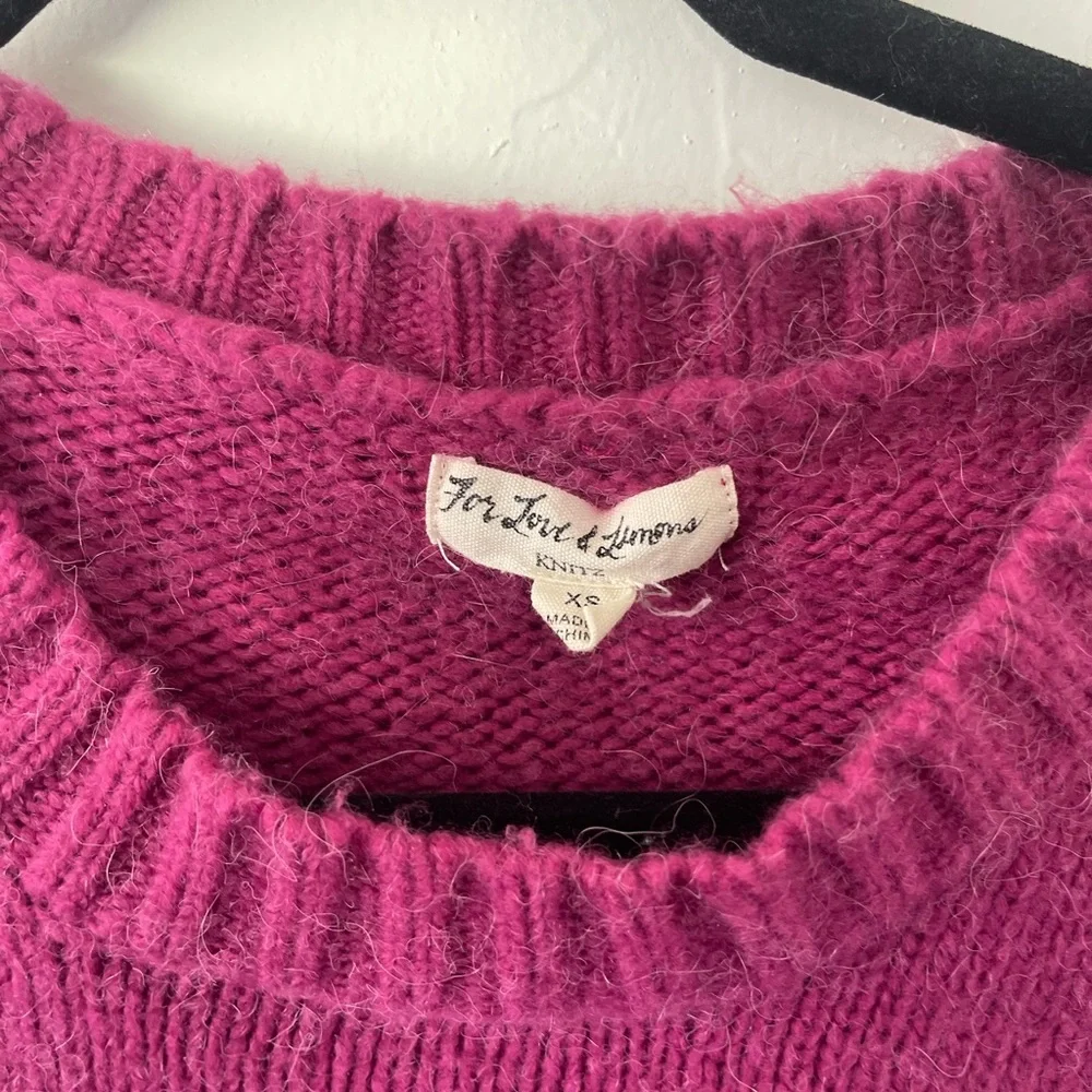 For Love & Lemons Knitz Dylan Oversized Sweater